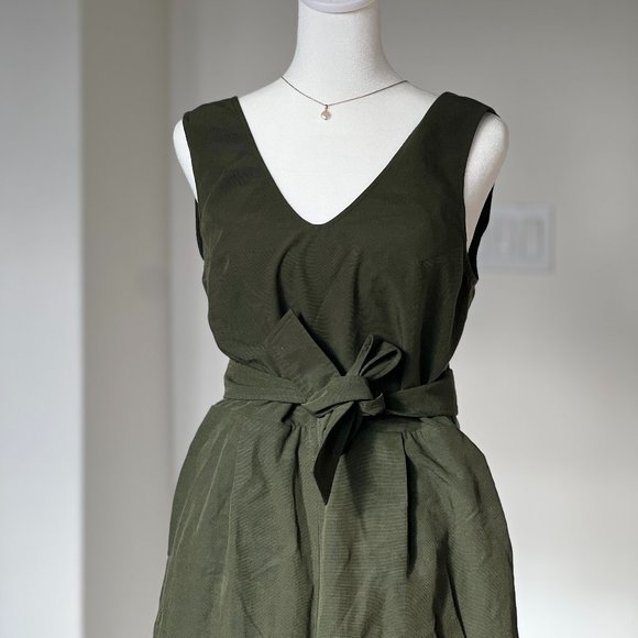 Club Monaco Torela Wrap Jumpsuit in Green Size 0 - Picture 6 of 11